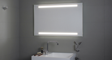 Koh-I-Noor Spiegel mit LED-Beleuchtung Top Line Superiore e Inferiore italienisches Design für Bad und Wohnraum