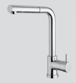 Mamoli Küchenarmatur Kitchen Project Banana Pull out 7209 Wasserhahn Chrom