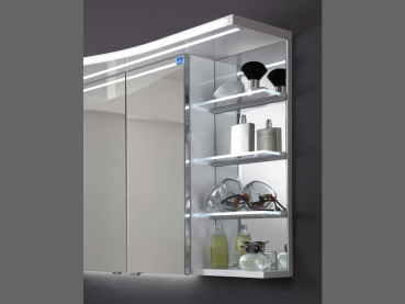 Marlin Bad 3160 Motion Spiegelschrank mit LED-Oberboden 6000K, modernes Design für Ihr Badezimmer