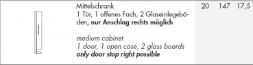 Marlin Gästebad Badmöbelset 3010.1 Badmöbel für Gäste-WC