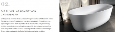 Mastella Designbadewanne For You modernes Design aus Italien