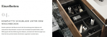 Mastella Duetto 50 Badmöbelset 03 modernes Design aus Italien