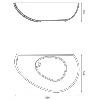 Mastella Vanity Design-Badewanne