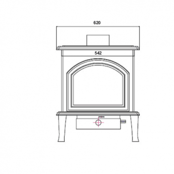 Mercury ST-246 Merkur Kaminofen Holzofen Ofen von Globe fire