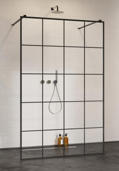 Radaway Walk In Modo X I und Modo New I Factory Frame Spritzschutzwand für Dusche