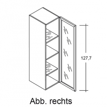 Pur Mediumschrank 4 Badezimmerschrank von Nolff
