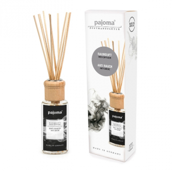 Raumduft Diffuser Rosenblüten 4 x 100 ml mit 10 Rattanstäbchen exklusiver Duft