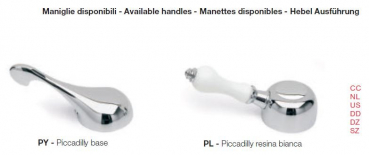 Treemme Piccadilly Einhand-Waschtischmischer Unterputz Wasserhahn 21C5