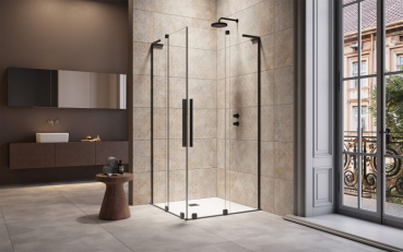 Radaway Furo KDD/SL Eckeinstieg mit Gleittüren Eckdusche mit Schiebetüren PUK Vils