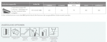 Radaway Idea 6 DWJ Schiebetür für Nische Gleittür PUK Isar