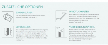 Radaway Premium Pro Schiebetür für Dusch-Nische Duschabtrennung PUK Alvier Pro