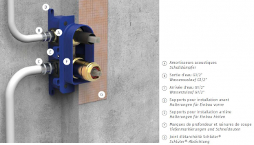 Tres Project-Tres Duschset Bausatz für Dusche mit Rapid-box 21128006