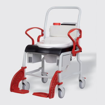 Rebotec Dubai Toilettenstuhl mit Bidet-WC–Aufsatz Rollstuhl
