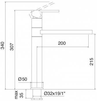 Treemme Klab 2731 Armatur für Spültisch Spülbecken