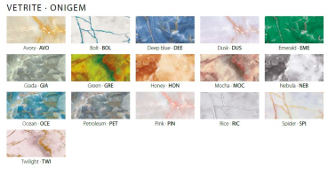 Sicis Elisyan Crystal Waschtischplatte mit integriertem Waschbecken - exklusives Design aus Italien