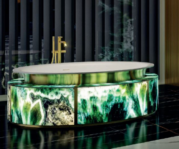 Preview: Sicis Elisyan Eden freistehende Badewanne - exklusives Design aus Italien