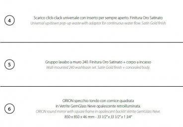 Sicis Elisyan Badmöbel Komposition Eryon 3 - exklusives Design aus Italien