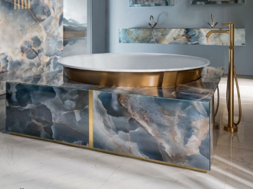 Preview: Sicis Elisyan Serenity freistehende Badewanne - exklusives Design aus Italien