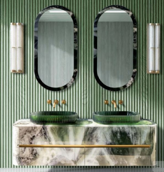 Sicis Elisyan Badmöbel Komposition Lunaris 1 - exklusives Design aus Italien