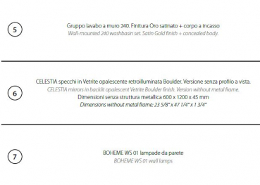 Sicis Elisyan Badmöbel Komposition Lunaris 1 - exklusives Design aus Italien