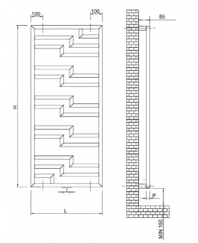 Tonon Evolution Grecale Designheizkörper in vielen Dekorfarben