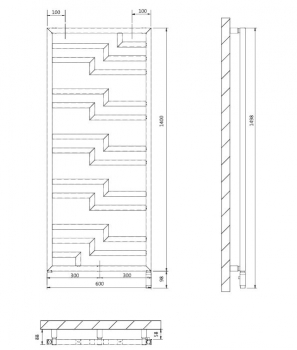 Tonon Evolution Grecale Electric Elektroheizkörper Designheizkörper