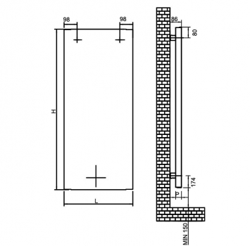 Tonon Evolution Pierrot Fantasy FME4-6 Designheizkörper mit vielen weiteren exklusiven Motiven