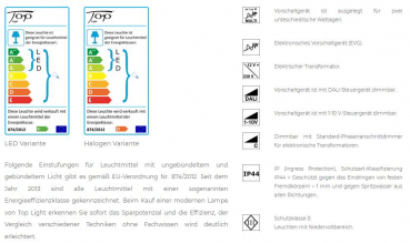 Top Light Spiegel Circle Leuchtspiegel in vielen Größen mit LED-, Halogen- oder Leuchtstofflampen