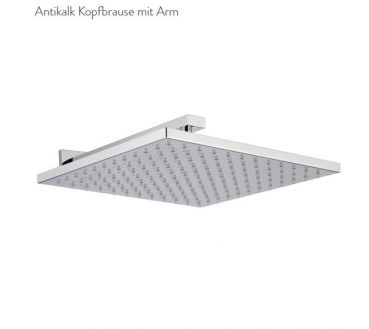 Treemme Antikalk Regenbrause mit Wandarm Duschkopf 5607/02