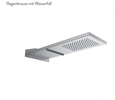 Treemme Regendusche mit Wasserfall Kopfbrause Dusche Duschkopf RTBR 381