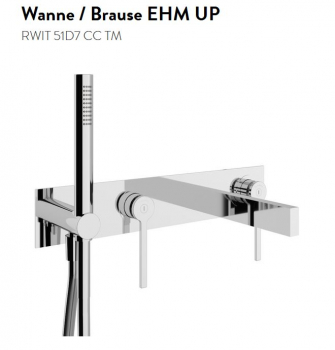 Treemme Time Time_out Badewannenarmatur mit Handbrause Unterputz 51D7 TM