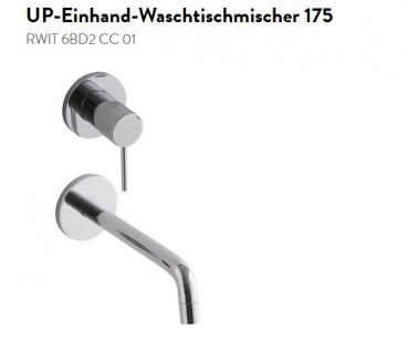 Treemme Up+ Einhand Waschtischmischer Unterputz Wasserhahn 6BD2