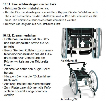 Trendmobil Rollstuhl TMM / TMM-TB Pflegerollstuhl / Multifunktionsrollstuhl, optional mit Trommelbremse