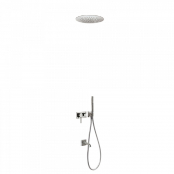 Tres 3 V Badewannenauslauf mit Duschsystem Duschset mit Handbrause 21027311, modernes Design für Ihr Badezimmer