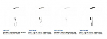 Tres Block System Duschset Duschkombination mit Handbrause 20625202, modernes Design für Ihr Badezimmer