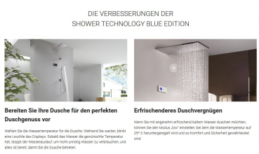 Tres Shower Technology 092.863.18/092.883.18 Duschset mit elektronischer Bedienung