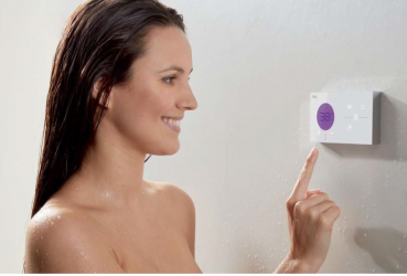 Tres Shower Technology elektronisches Duschset 09286309/09288309, modernes Design für Ihr Badezimmer