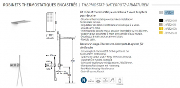 Tres Slim Exclusive Unterputz-Duschsystem 30725205