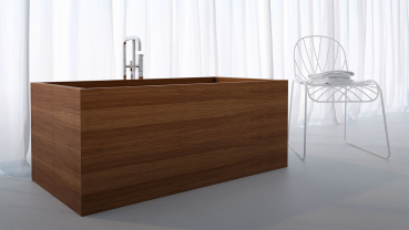 Unique Wood Design Holzbadewanne Gaia Badewanne aus Holz UWD