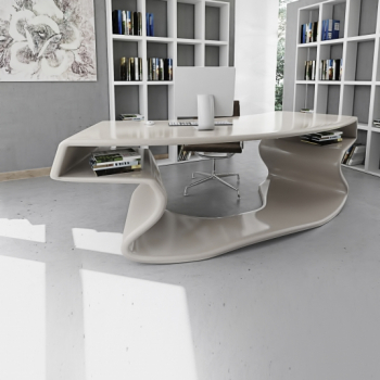 ZAD Italy Adamantx® Amphora Schreibtisch für Büro, Arbeitszimmer und Homeoffice, italienisches Luxus-Design für Ihr Zuhause