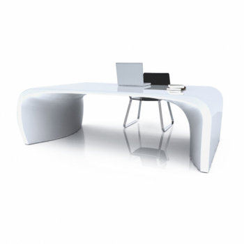 ZAD Italy Adamantx® Sonar Schreibtisch für Büro, Arbeitszimmer und Homeoffice, italienisches Luxus-Design für Ihr Zuhause