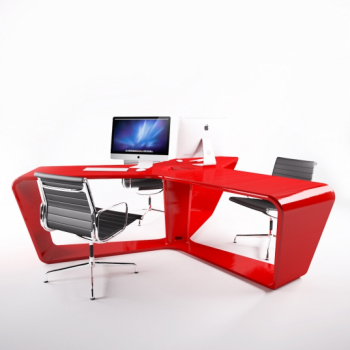 ZAD Italy Adamantx® Ta3le Table Schreibtisch für Büro, Arbeitszimmer und Homeoffice, italienisches Luxus-Design für Ihr Zuhause