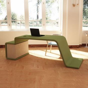 ZAD Italy Adamantx® VY Schreibtisch für Büro, Arbeitszimmer und Homeoffice, italienisches Luxus-Design für Ihr Zuhause