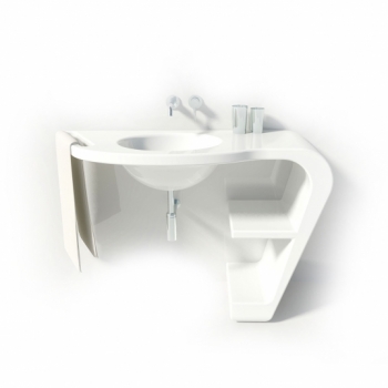 ZAD Italy Adamantx® Waschtischblock Vabo Waschtisch mit Korpus Standmontage, italienisches Luxus-Design für Ihr Traumbad