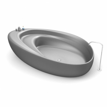 ZAD Italy Eustachio Adamantx® freistehende ergonomische Badewanne Designbadewanne, italienisches Luxus-Design für Ihr Traumbad