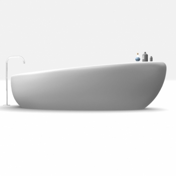 ZAD Italy Eustachio Adamantx® freistehende ergonomische Badewanne Designbadewanne, italienisches Luxus-Design für Ihr Traumbad