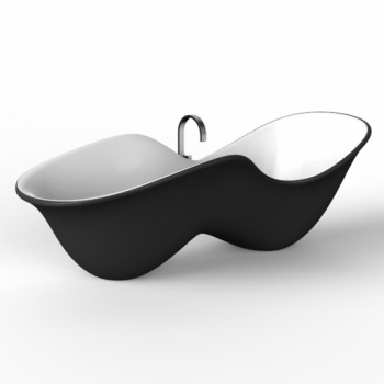 ZAD Italy Adamantx® freistehende ergonomische Badewanne Lianti, italienisches Luxus-Design für Ihr Traumbad