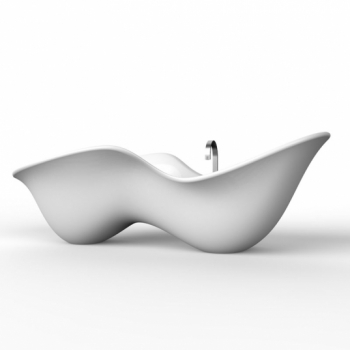 ZAD Italy Adamantx® freistehende ergonomische Badewanne Lianti, italienisches Luxus-Design für Ihr Traumbad