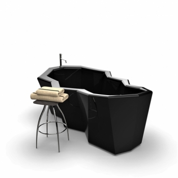 ZAD Italy Roccia Adamantx® freistehende ergonomische Badewanne Designbadewanne, italienisches Luxus-Design für Ihr Traumbad