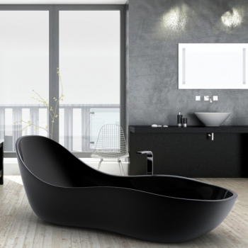 ZAD Italy Adamantx® freistehende ergonomische Badewanne Wave, italienisches Luxus-Design für Ihr Traumbad